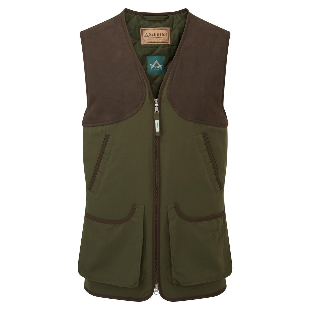 Image of Schoffel Mens Stamford II Vest Hunter Green 44