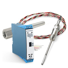 Rosemount™ 214C Thermocouple Sensor, 248 Rail Mount Transmitter and 114C Thermowell