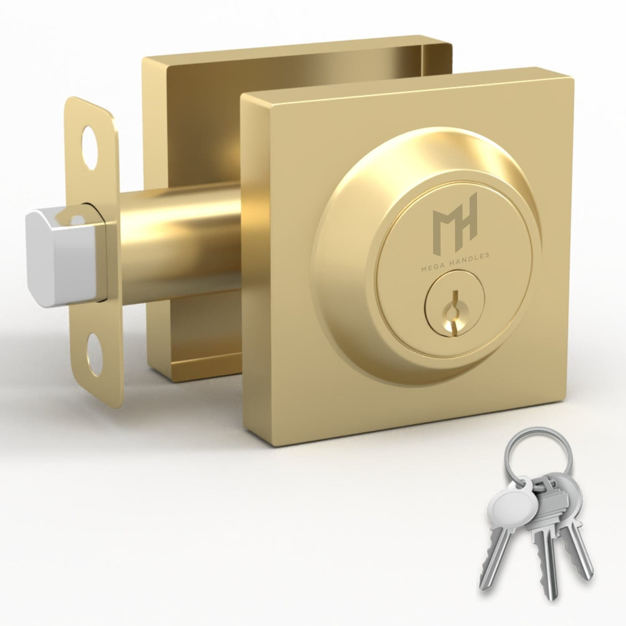 Mega Handles | Door Hardware | Square Deadbolt