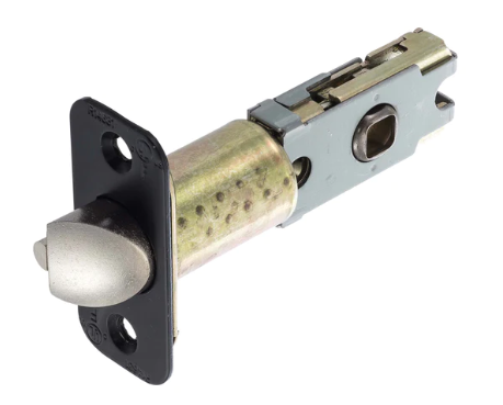 3-hour fire-rated adjustable door latch in matte black modern safety hardware by Mega Handles