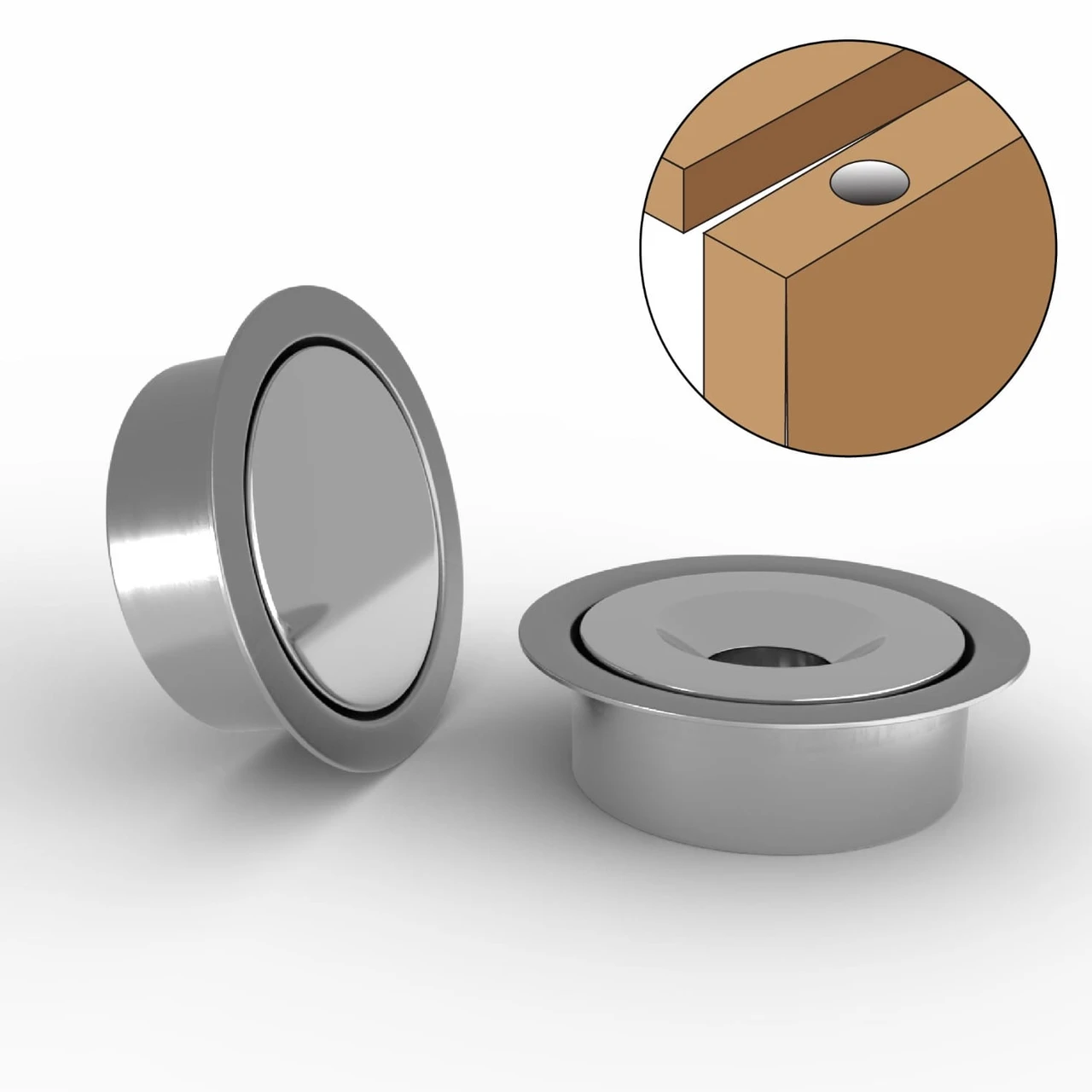 Mega Handles | Door Hardware | Concealed Magnet Catch