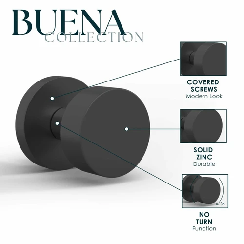 Mega Handles | Brass Door Knobs | Buena Collection