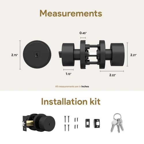 Mega Handles | Brass Door Knobs | Buena Collection