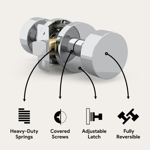 Mega Handles | Brass Door Knobs | Buena Collection