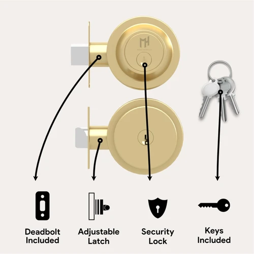 Mega Handles | Brass Door Knobs | Buena Collection