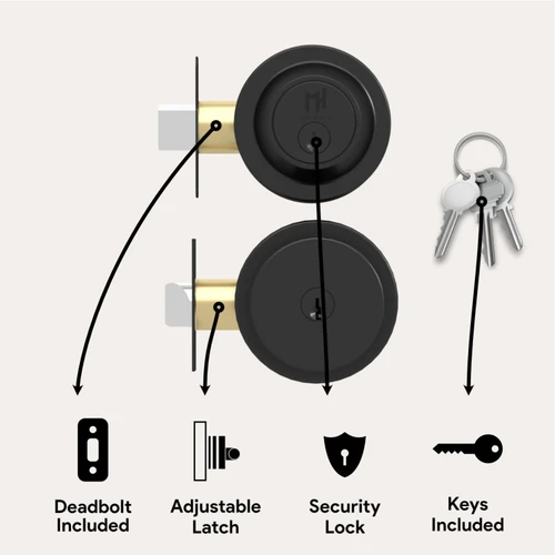 Mega Handles | Brass Door Knobs | Buena Collection