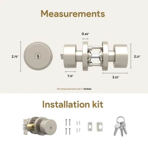 Mega Handles | Brass Door Knobs | Buena Collection