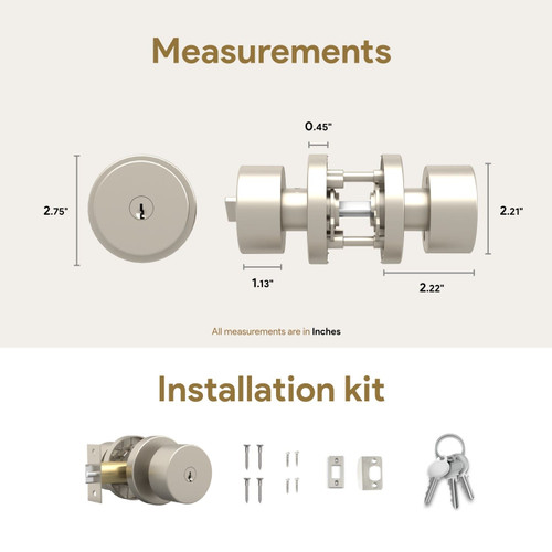 Mega Handles | Brass Door Knobs | Buena Collection