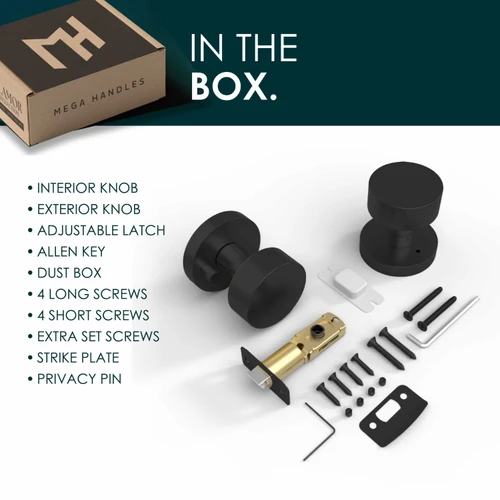 Mega Handles | Brass Door Knobs | Buena Collection