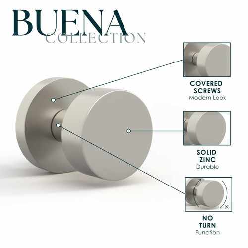Mega Handles | Brass Door Knobs | Buena Collection