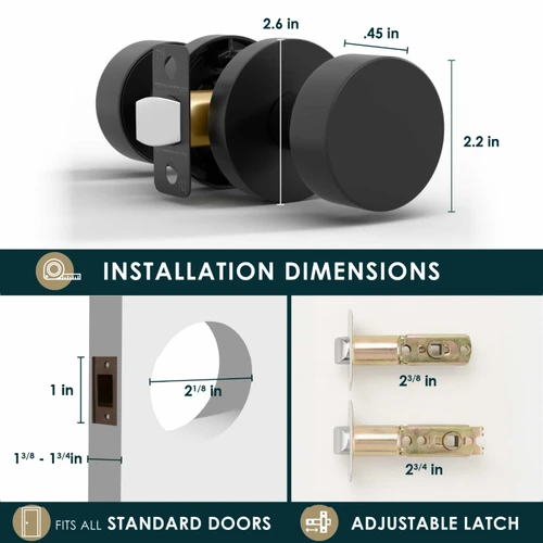 Mega Handles | Brass Door Knobs | Buena Collection