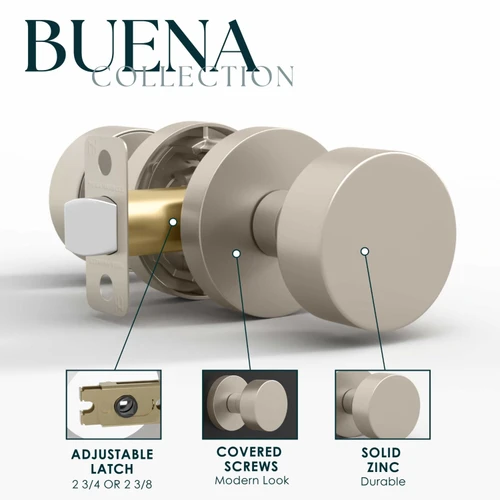 Mega Handles | Brass Door Knobs | Buena Collection