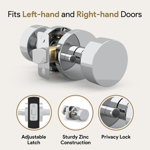 Mega Handles | Brass Door Knobs | Buena Collection