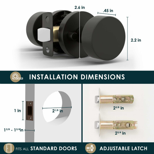 Mega Handles | Brass Door Knobs | Buena Collection