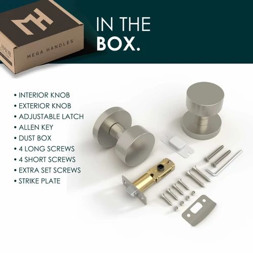 Mega Handles | Brass Door Knobs | Buena Collection