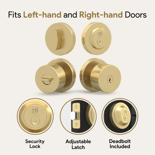 Mega Handles | Brass Door Knobs | Buena Collection