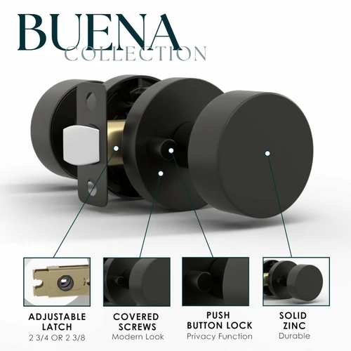 Mega Handles | Brass Door Knobs | Buena Collection