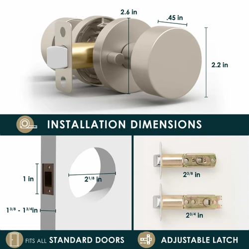 Mega Handles | Brass Door Knobs | Buena Collection