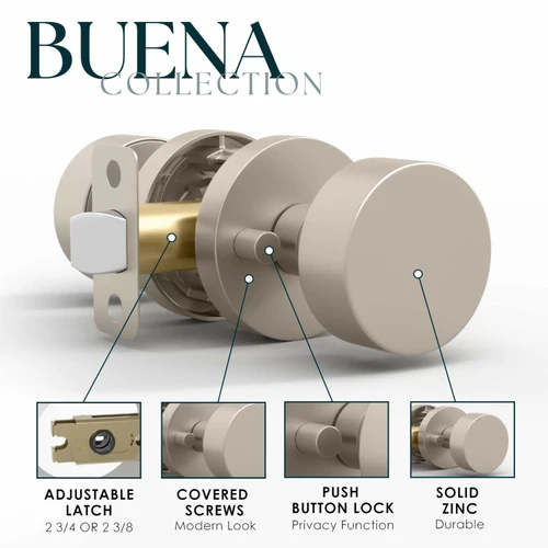 Mega Handles | Brass Door Knobs | Buena Collection