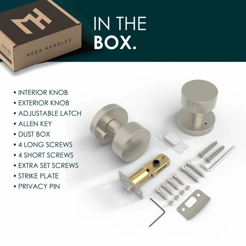 Mega Handles | Brass Door Knobs | Buena Collection