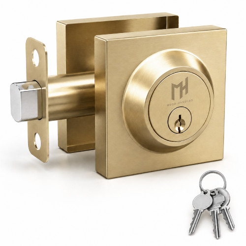 Mega Handles | Door Hardware | Square Deadbolt
