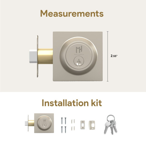 Mega Handles | Door Hardware | Square Deadbolt