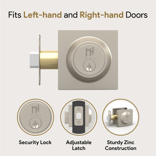 Mega Handles | Door Hardware | Square Deadbolt