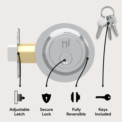 Mega Handles | Door Hardware | Round Deadbolt
