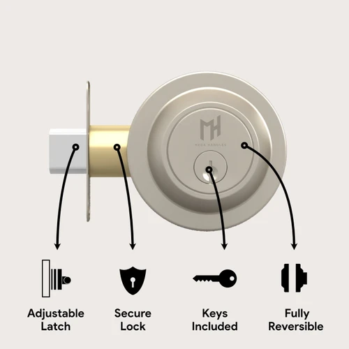 Mega Handles | Door Hardware | Round Deadbolt