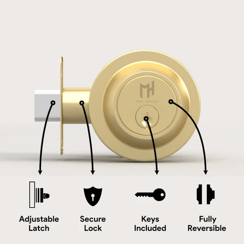 Mega Handles | Door Hardware | Round Deadbolt