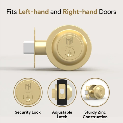 Mega Handles | Door Hardware | Round Deadbolt