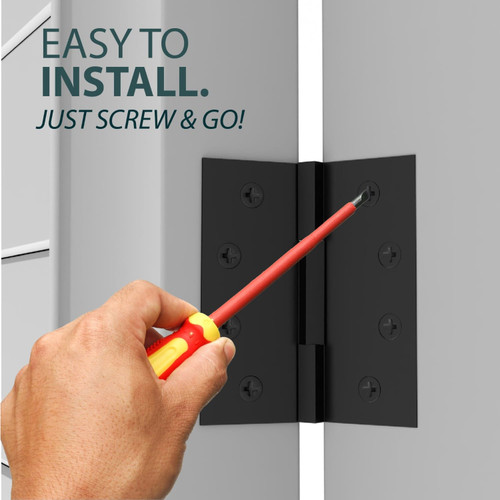 Mega Handles | Door Hinge | 4" Square Barrel Hinge