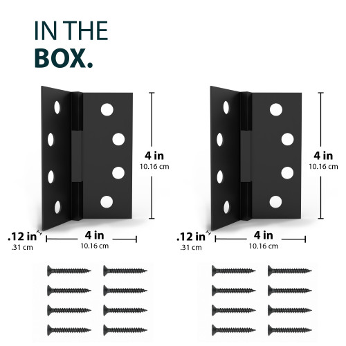 Mega Handles | Door Hinge | 4" Square Barrel Hinge