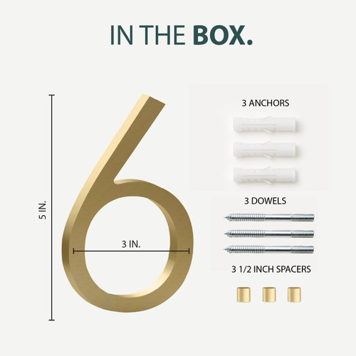 Mega Handles | Address Numbers | House Numbers