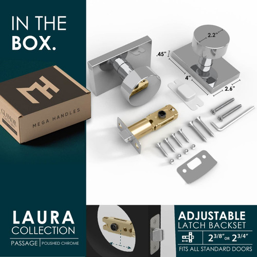 Mega Handles | Modern Door Knobs | Laura Collection