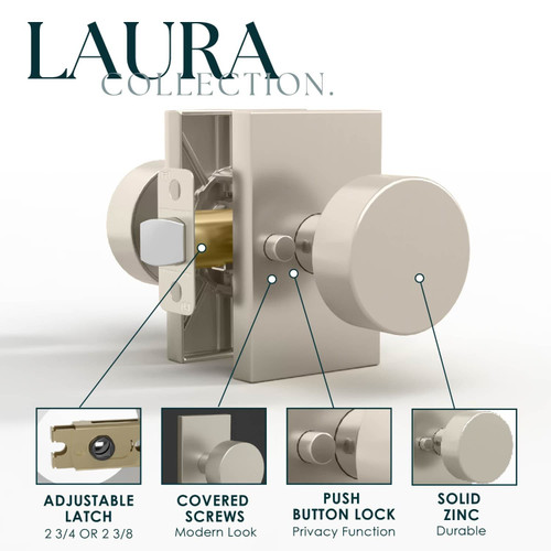 Mega Handles | Modern Door Knobs | Laura Collection
