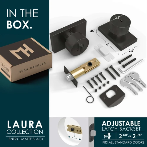 Mega Handles | Modern Door Knobs | Laura Collection