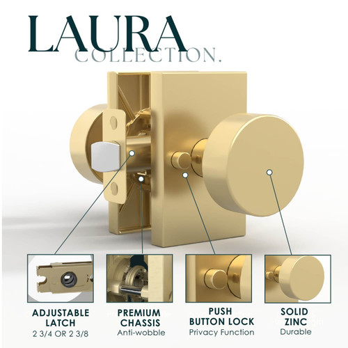 Mega Handles | Modern Door Knobs | Laura Collection