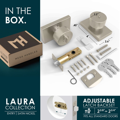 Mega Handles | Modern Door Knobs | Laura Collection
