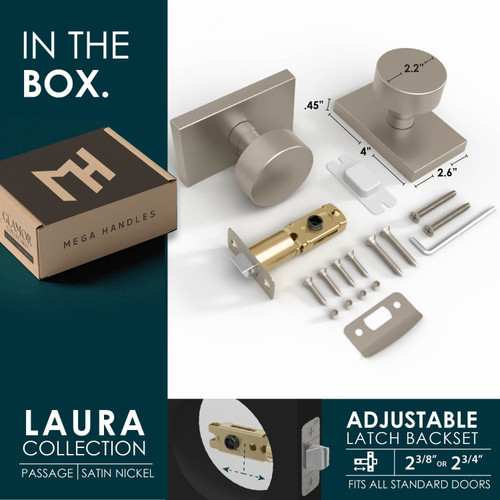 Mega Handles | Modern Door Knobs | Laura Collection