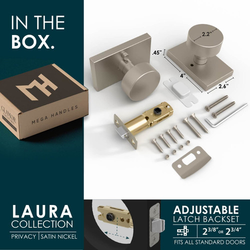 Mega Handles | Modern Door Knobs | Laura Collection