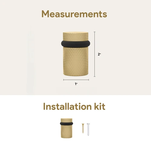 Mega Handles | Door Stop | Knurled Door Stopper