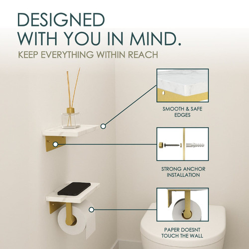 Mega Handles | Bath Accessories | Toilet Paper Holder