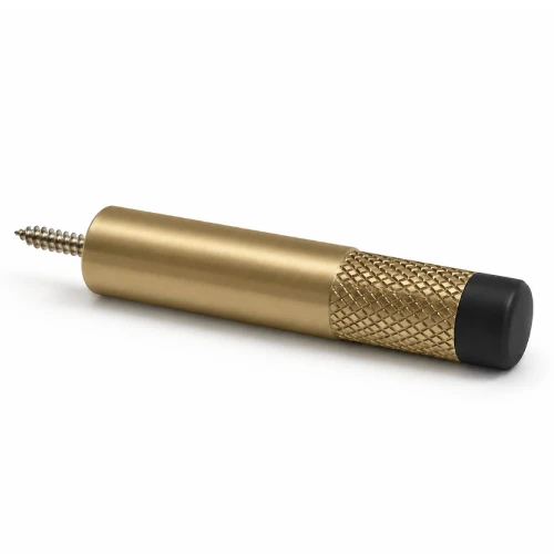 Knurled Slim Baseboard Door Stopper