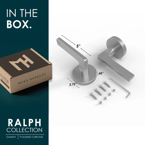 Mega Handles | Modern Round Door Lever | Ralph Collection