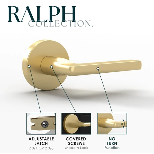 Mega Handles | Modern Round Door Lever | Ralph Collection