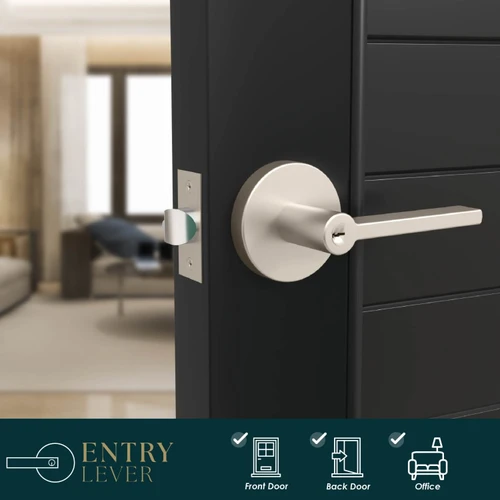 Mega Handles | Modern Round Door Lever | Ralph Collection