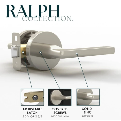 Mega Handles | Modern Round Door Lever | Ralph Collection