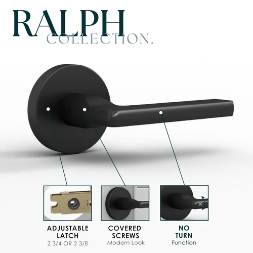 Mega Handles | Modern Round Door Lever | Ralph Collection