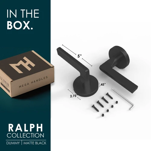 Mega Handles | Modern Round Door Lever | Ralph Collection